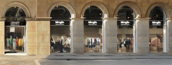 Miroglio apre concept in Piazza della Scala
