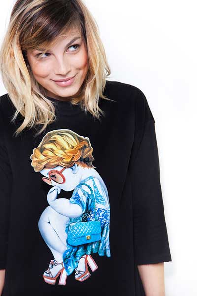Siamoises, le t-shirt ‘intelligenti’ che piacciono a Emma