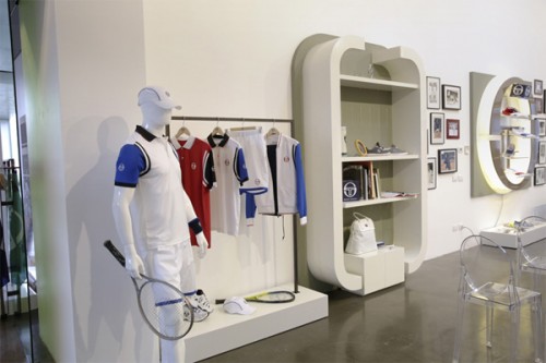 Showroom milanese di Sergio Tacchini