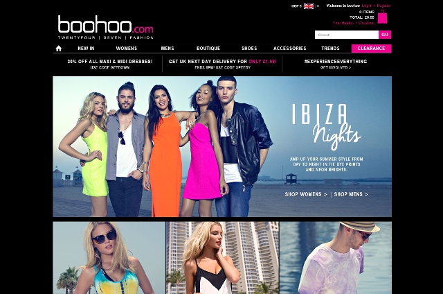 Home page boohoo.com