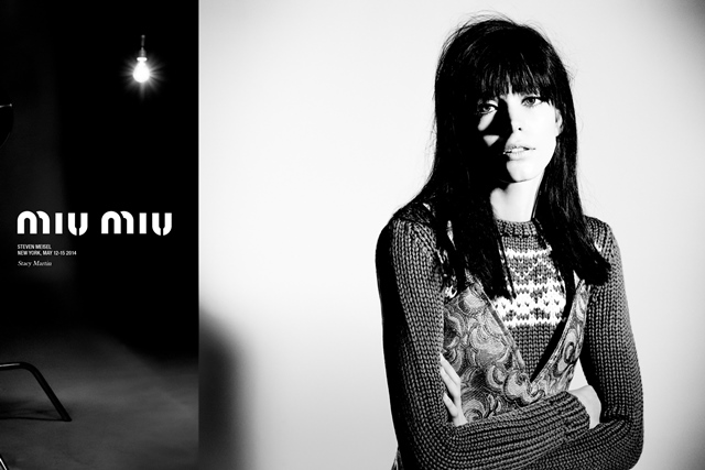 Stacy Martin musa dell’inverno di Miu Miu