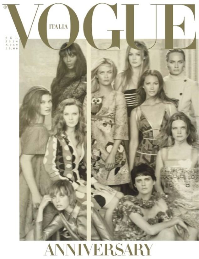 Candeline e modelle, Vogue Italia fa 50