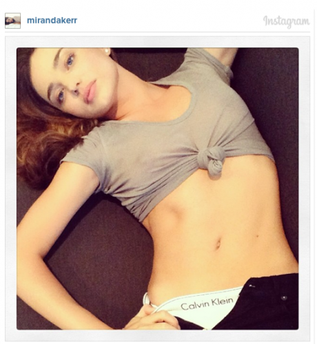 Miranda Kerr per #mycalvins