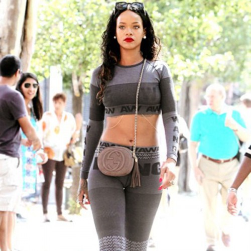Rihanna in Alexander Wang for H&M (profilo Instagram alexanderwangny)