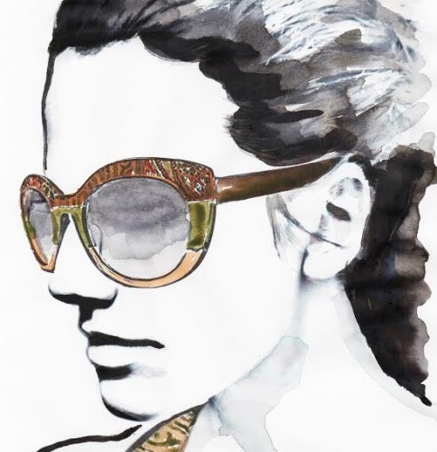 Un bozzetto Etro Eyewear