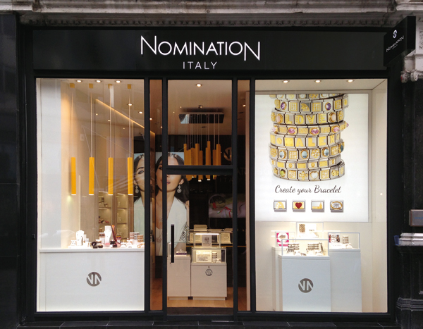 Primo flagship londinese per Nomination