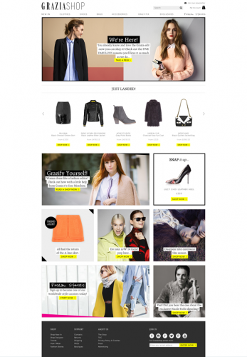 GRAZIASHOP-homepage