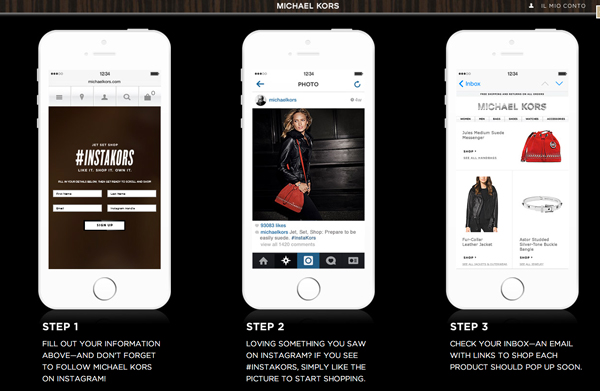 Michael Kors si compra su Instagram