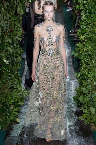 Sfilata Valentino Couture autunno-inverno 2014.