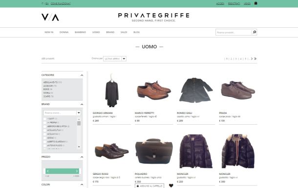 Privategriffe.com apre all’uomo