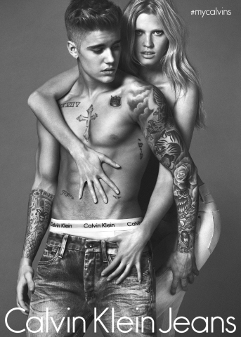 Calvin Klein arruola Justin Bieber e Lara Stone