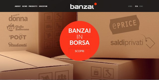 Ipo Banzai: la moda vale un quarto dei ricavi