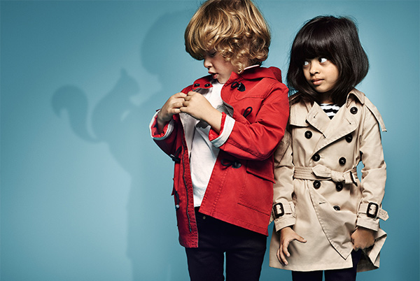 Burberry porta in house il bimbo