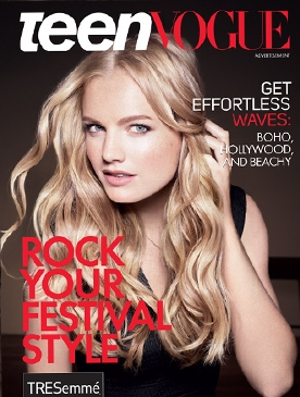 La copertina di Teen Vogue.