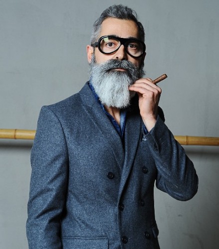 Un look della collezione a/i 2015-16.