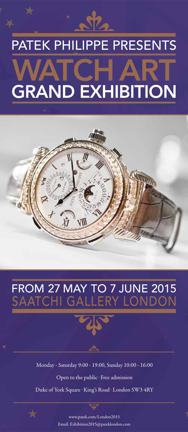Patek Philippe verso la Watch Art Exhibition