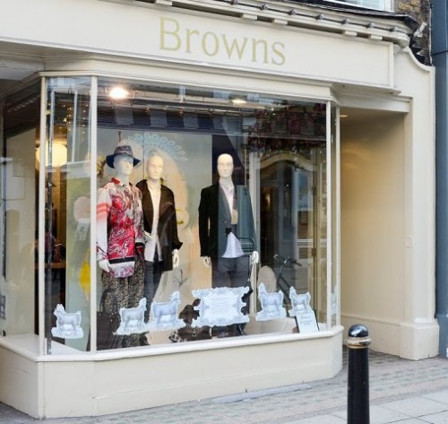 Vetrine di Browns.