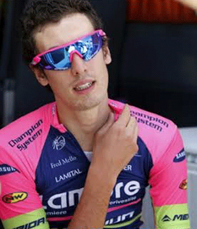 Fred Mello veste i ciclisti della Lampre-Merida