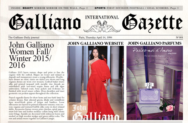Restyling John Galliano. Licenza a Modalis