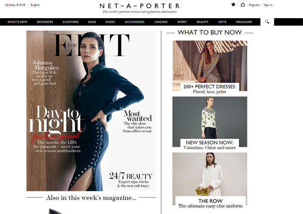 Net-a-porter centra l’utile: 2,4 mln di euro