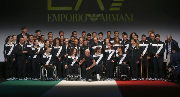 Armani veste gli azzurri per Rio 2016