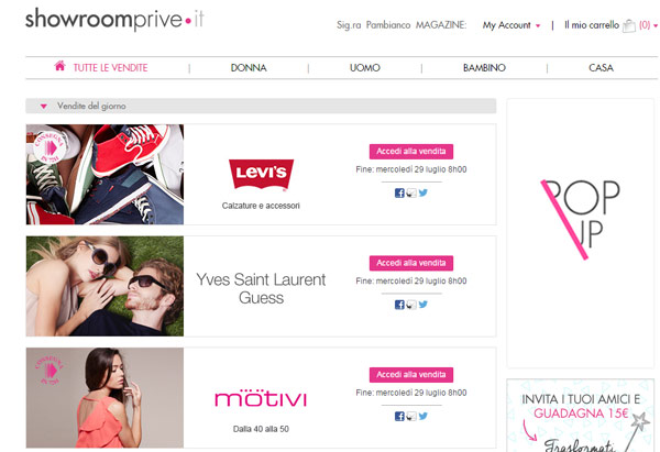 ShowroomPrivé lancia marchio proprio