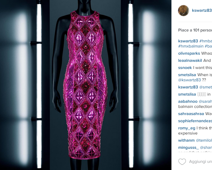 Instagram svela il Balmain segreto di H&M