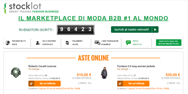 Stocklot.com cresce del 60% nel trimestre