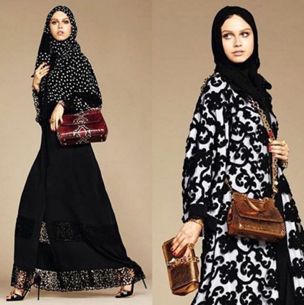 Abaya e hijad firmati Dolce & Gabbana