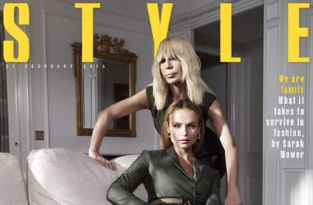 Donatella Versace redattrice per il Times