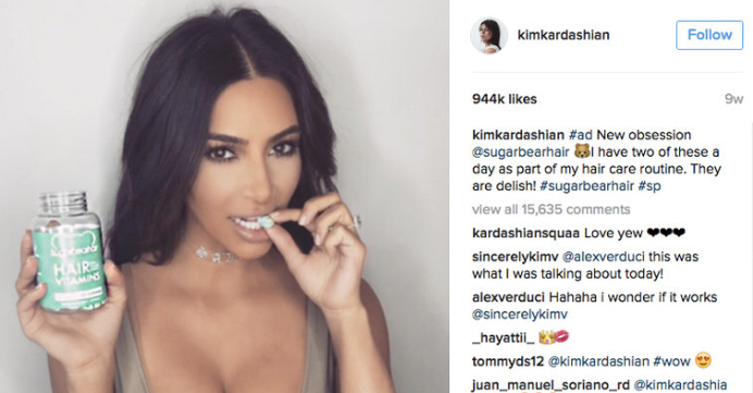 Influencer Usa sotto tiro per i tag #sponsored