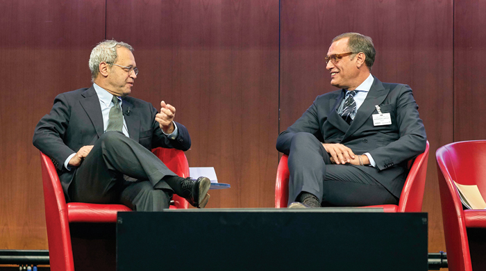 Enrico Mentana e Alessandro Varisco