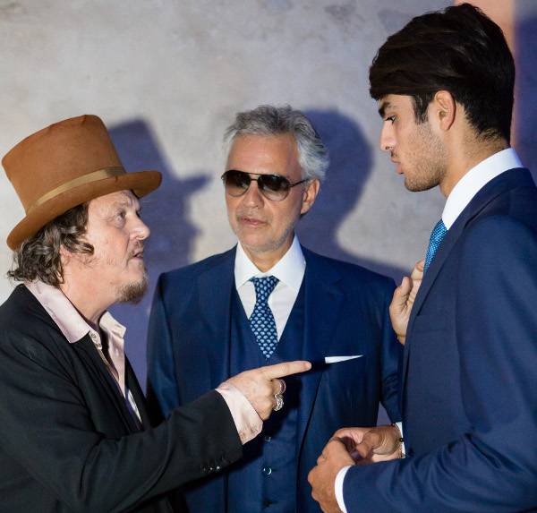 Stefano Ricci festeggia con Bocelli i 45 anni