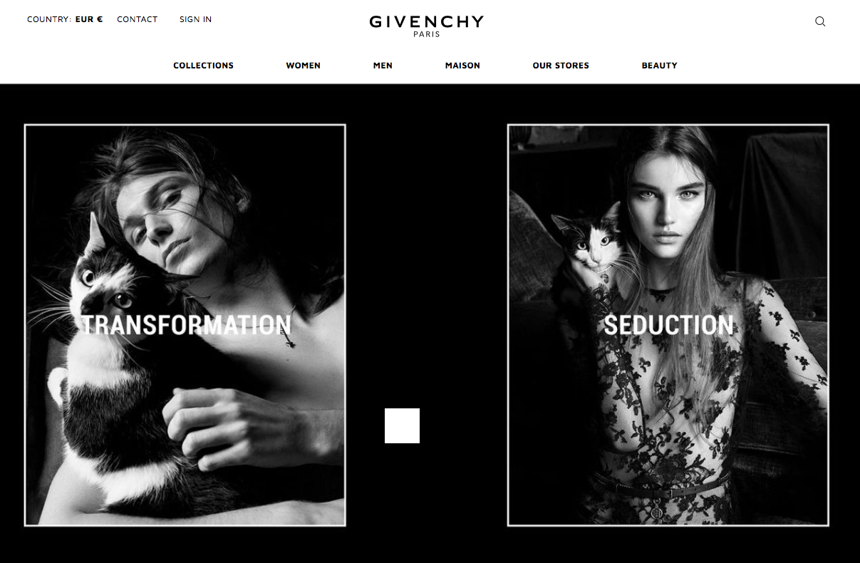 Givenchy debutta nell’e-commerce