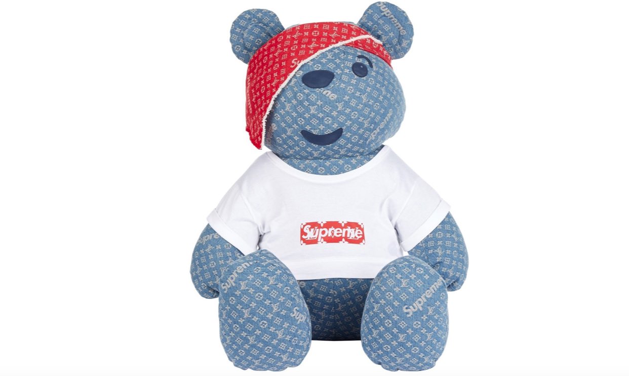100mila$ per l’orso firmato Louis Vuitton x Supreme