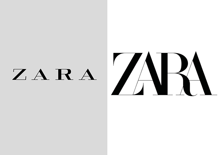 Febbre rebranding tutti uguali. Ma Zara resta ‘graziata’