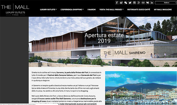 L’outlet di Kering aprirà a Sanremo a giugno