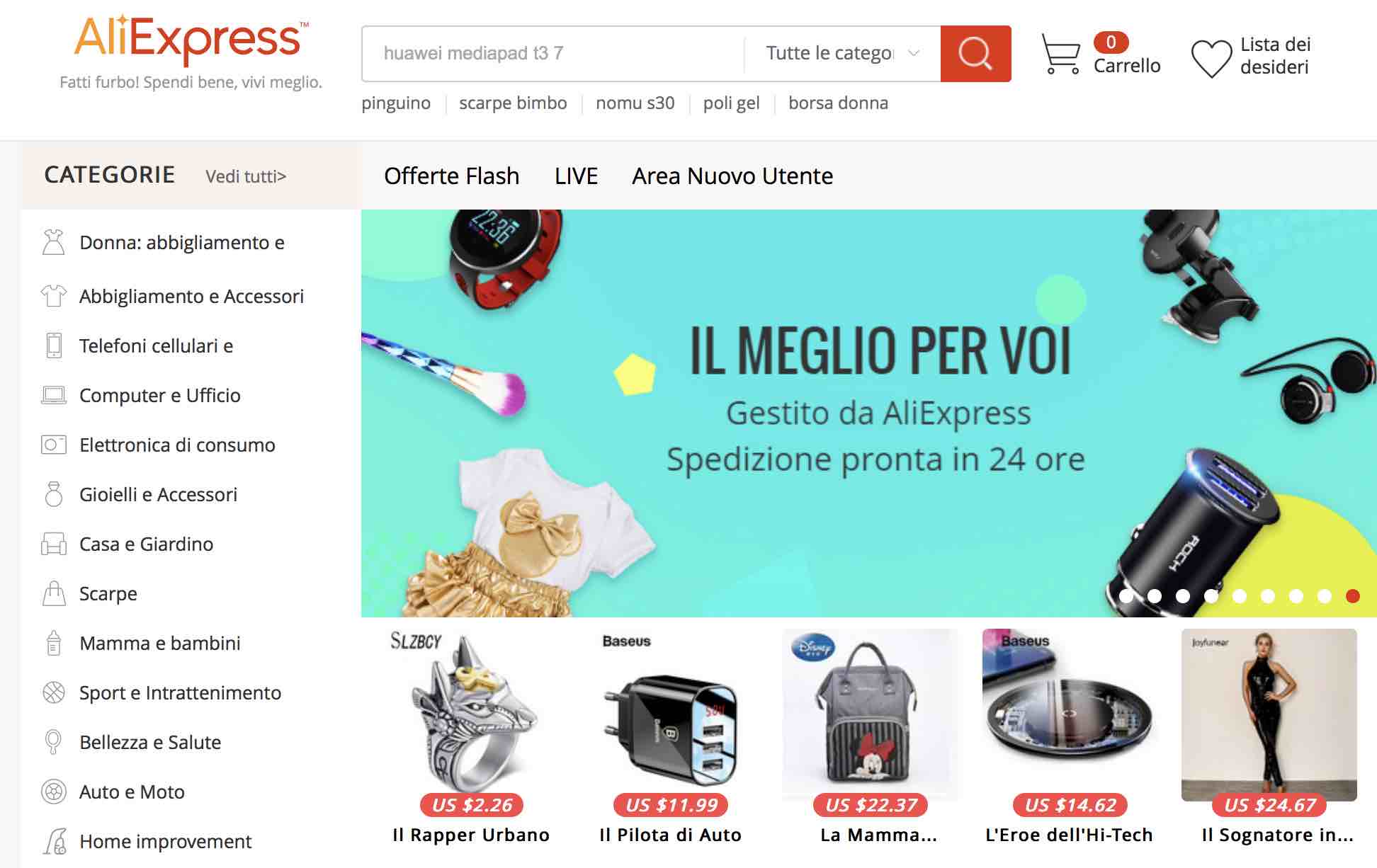 La Cina è già qui online: AliExpress sbarca in Italia