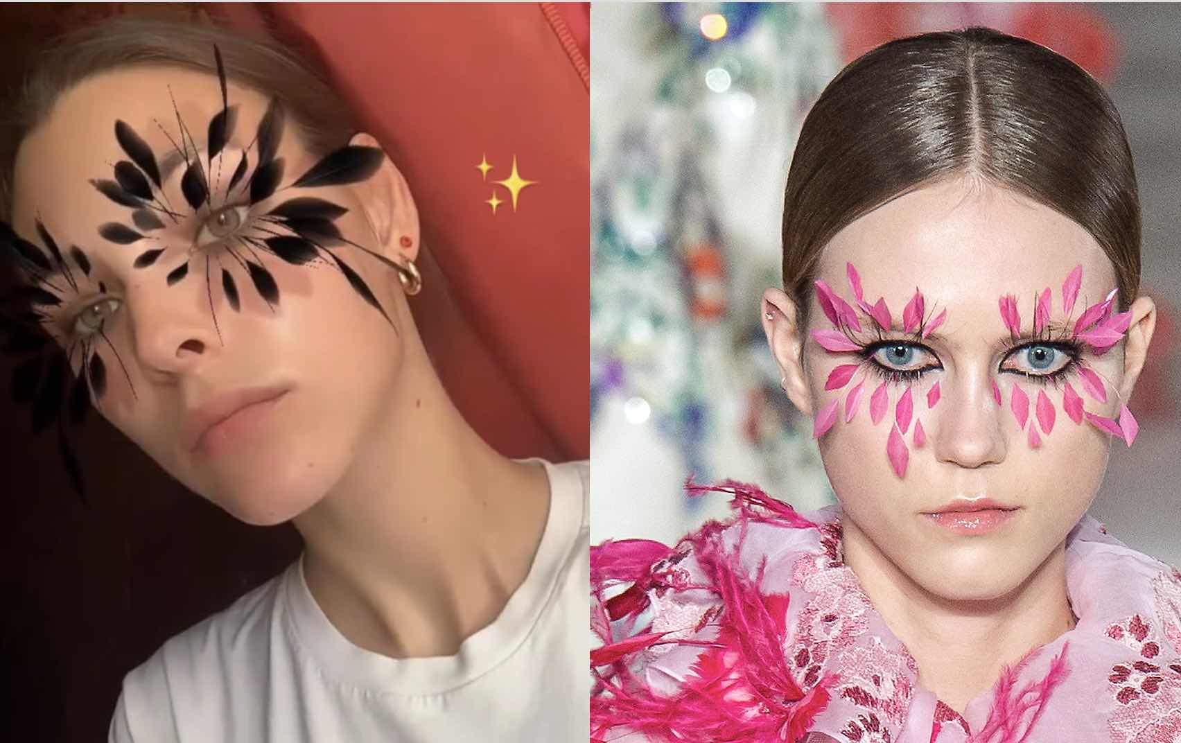 Le piume di Valentino invadono Instagram