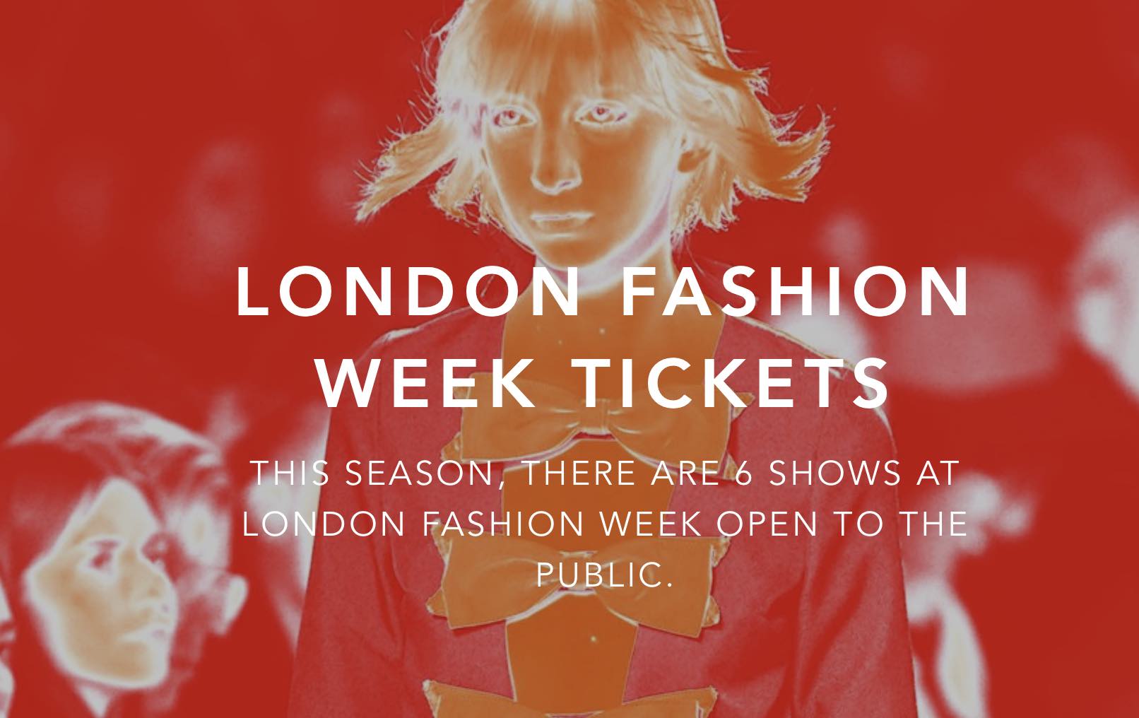 Londra ‘vende’ le sfilate. In prima fila con 245 £
