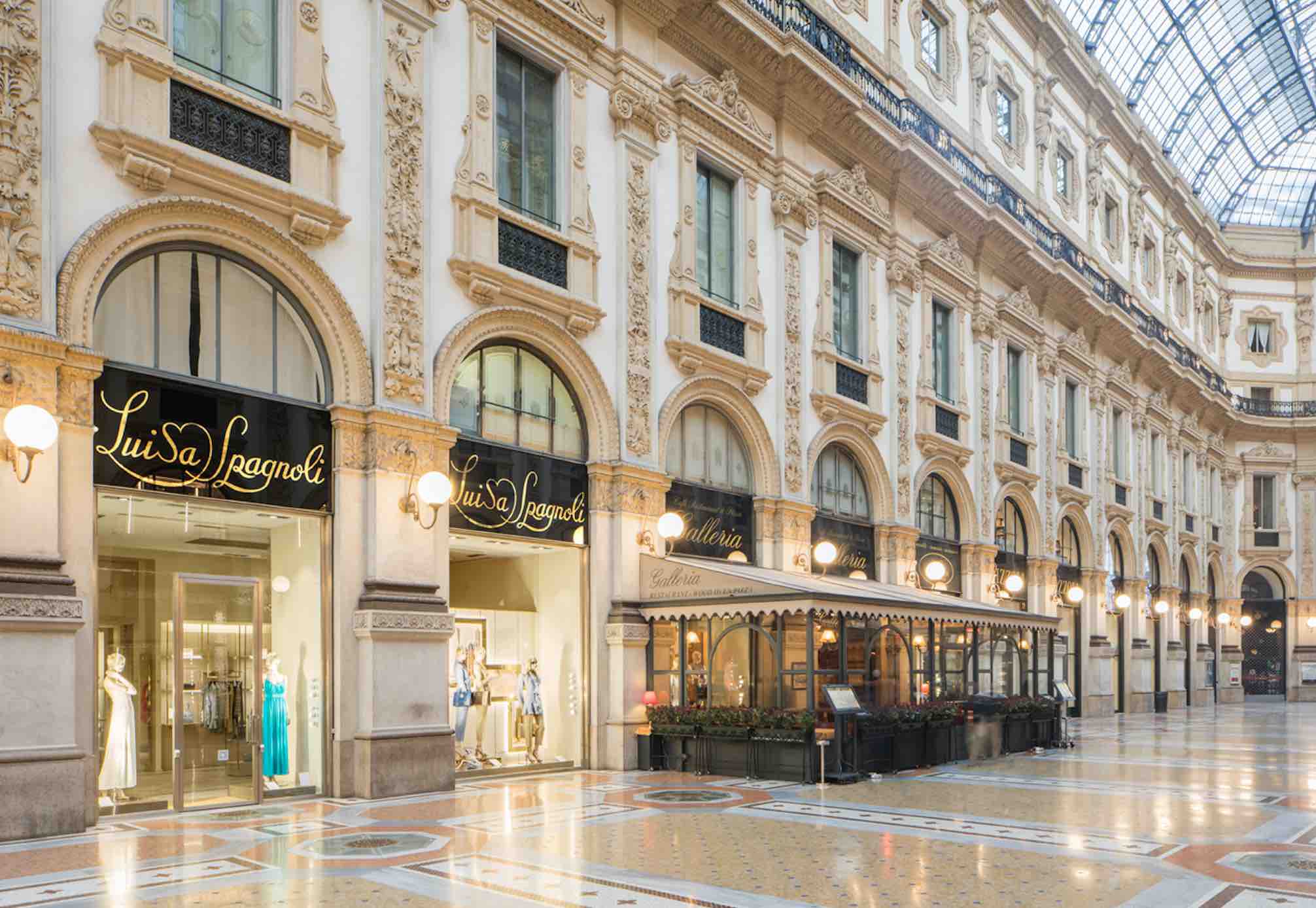 Luisa Spagnoli in Galleria diventa ‘Bottega Storica’