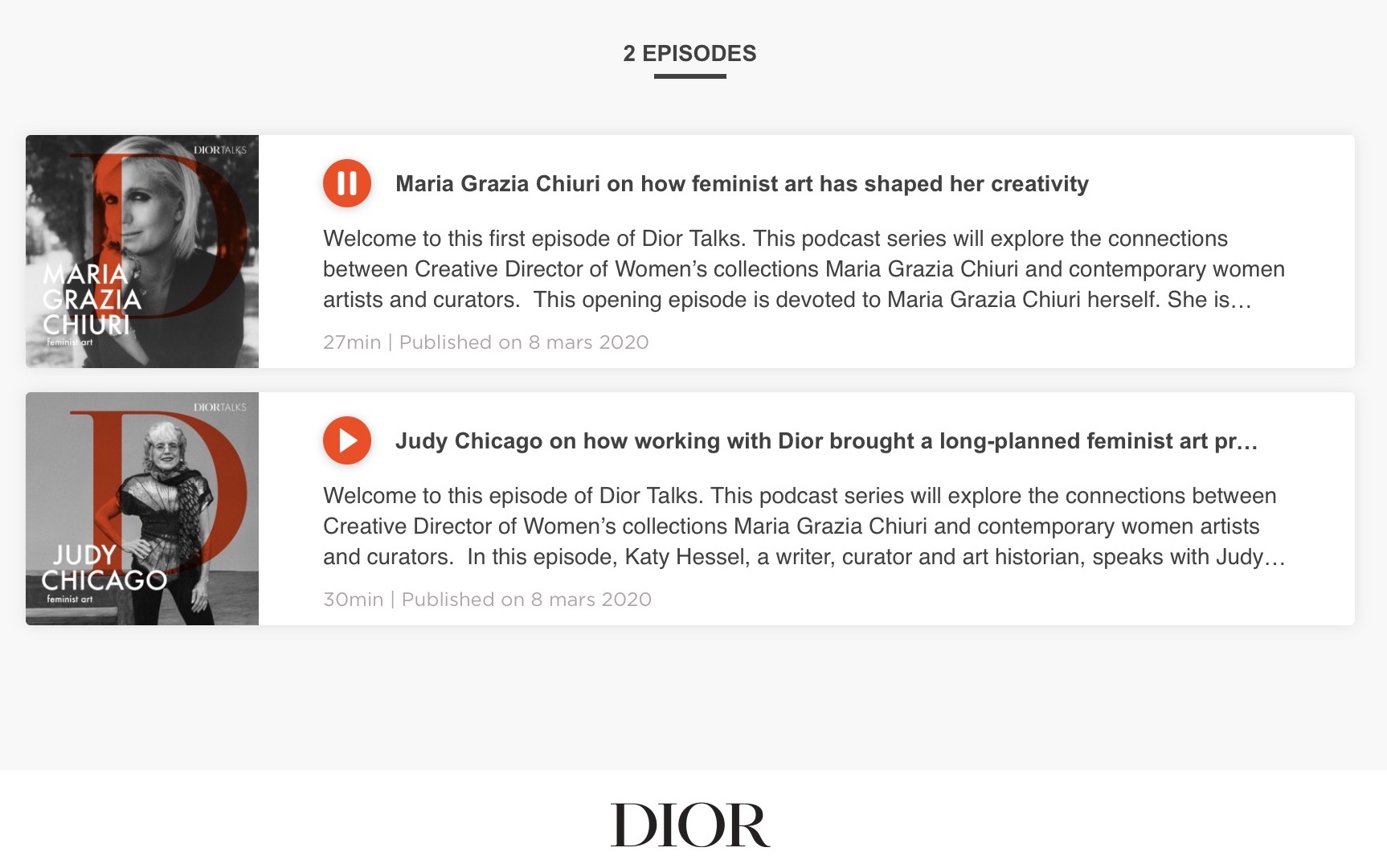I brand ti parlano: anche Dior sperimenta il podcast