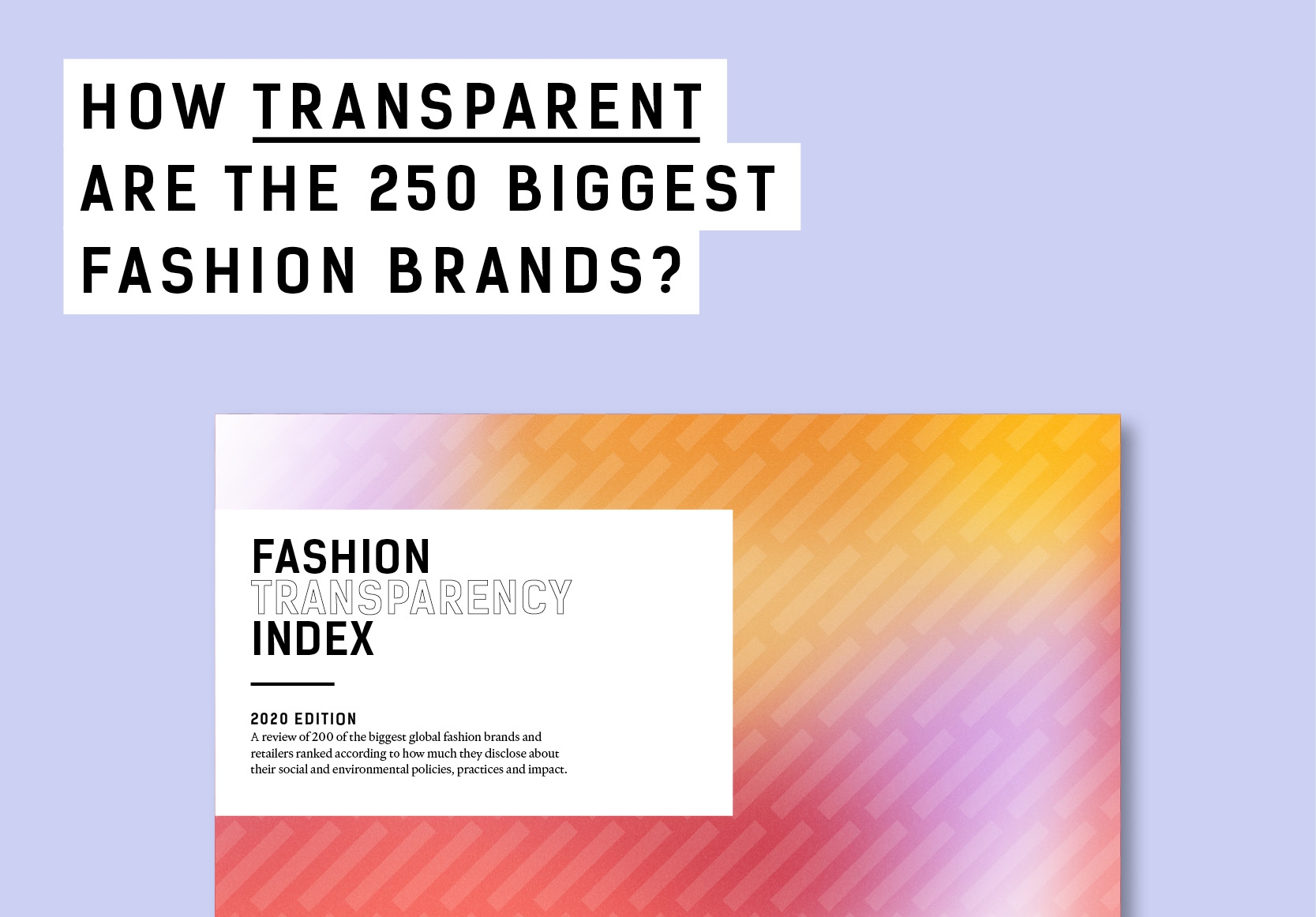 Fashion Transparency Index: in testa c’è H&M