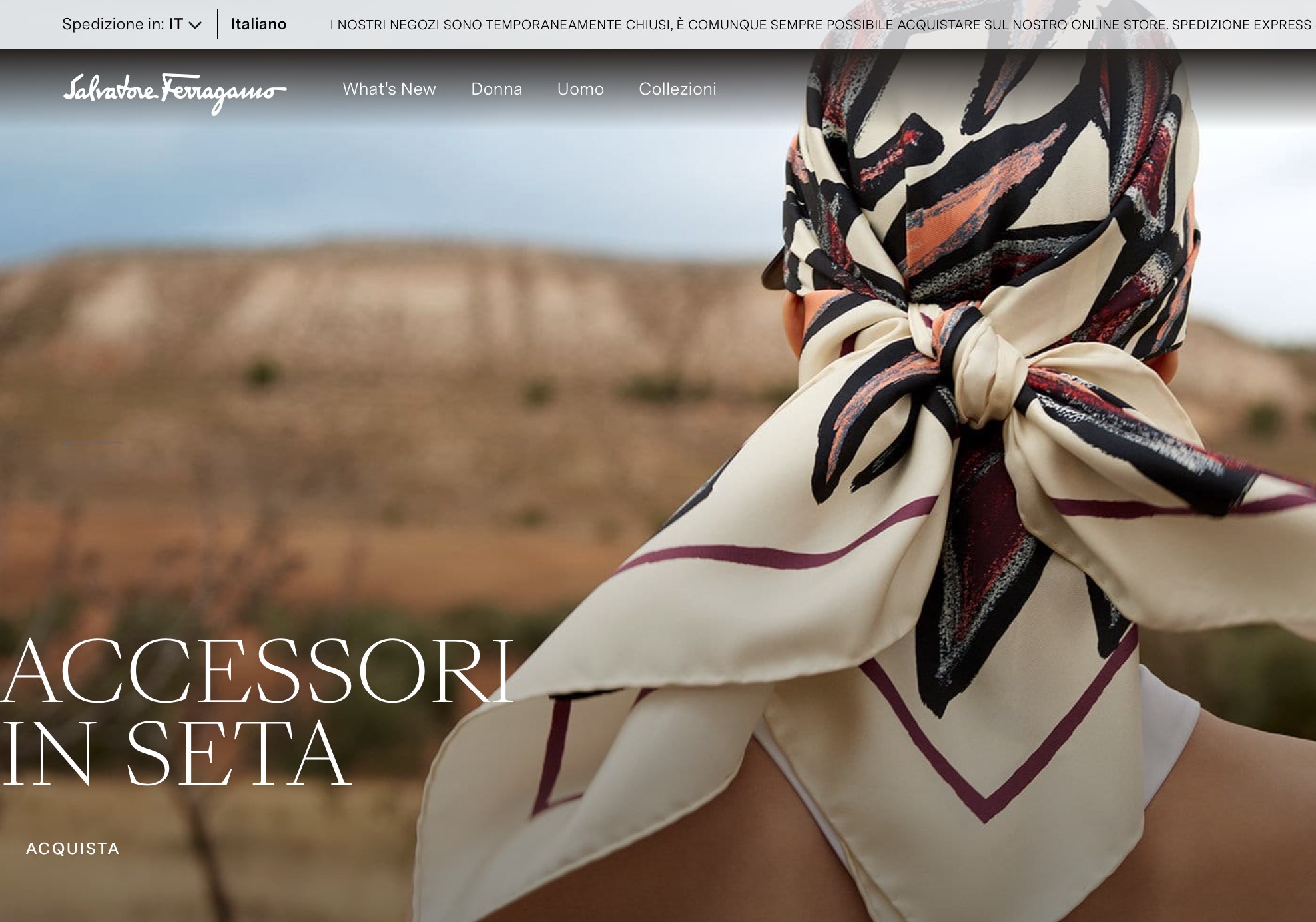 Ferragamo accelera il posizionamento digitale
