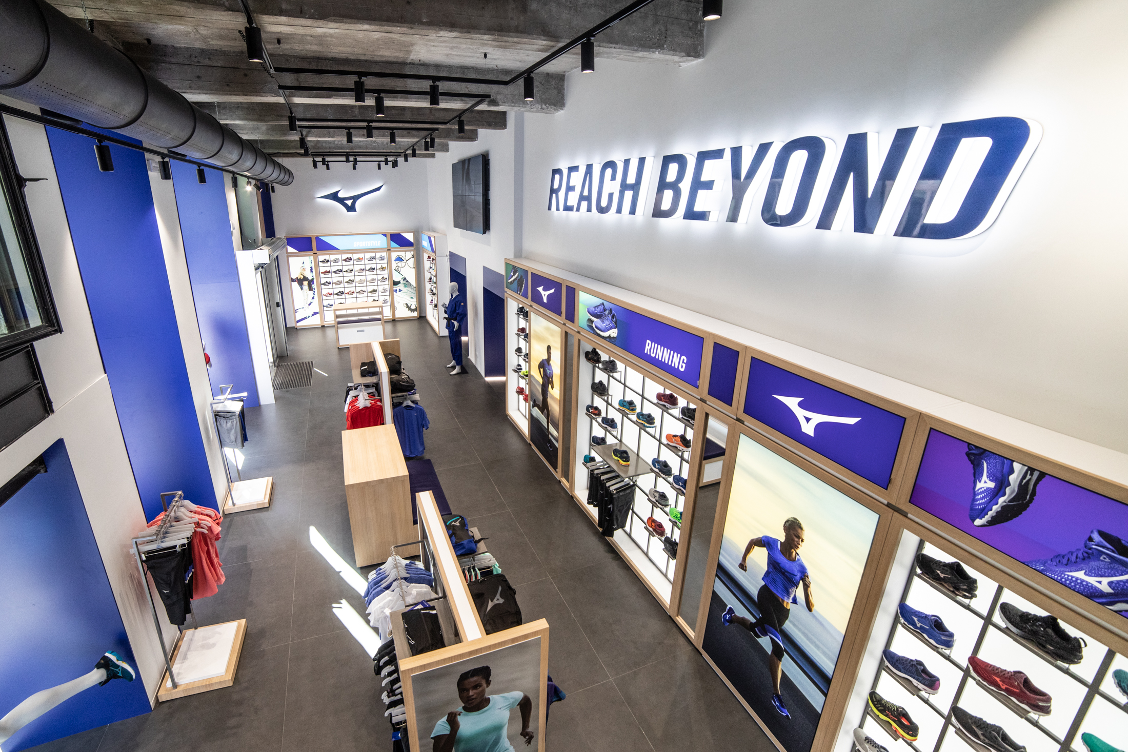 Mizuno apre primo flagship d’Europa a Torino