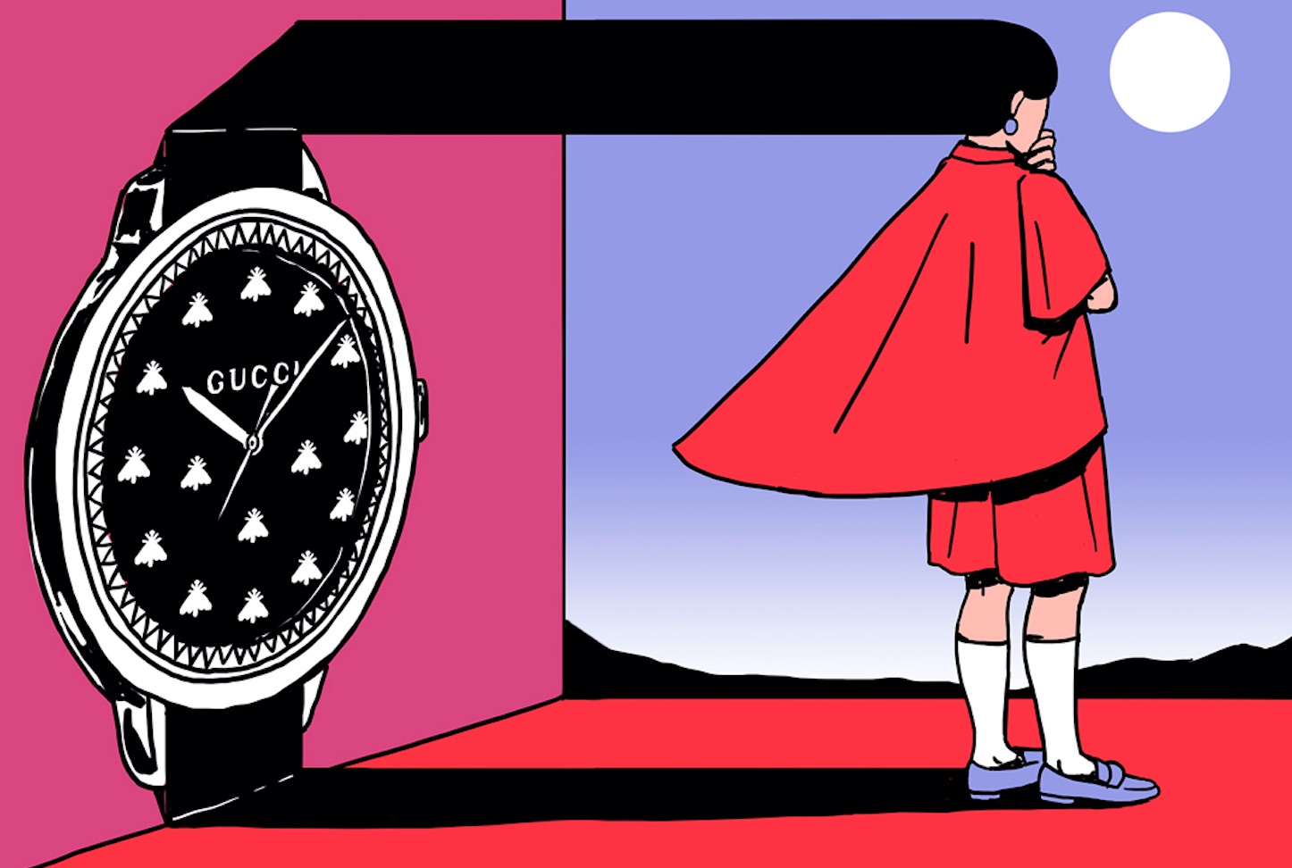 Un team di artisti personalizza G-Timeless di Gucci