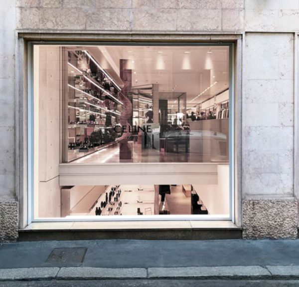 Celine, lo store uomo di Milano verso la chiusura