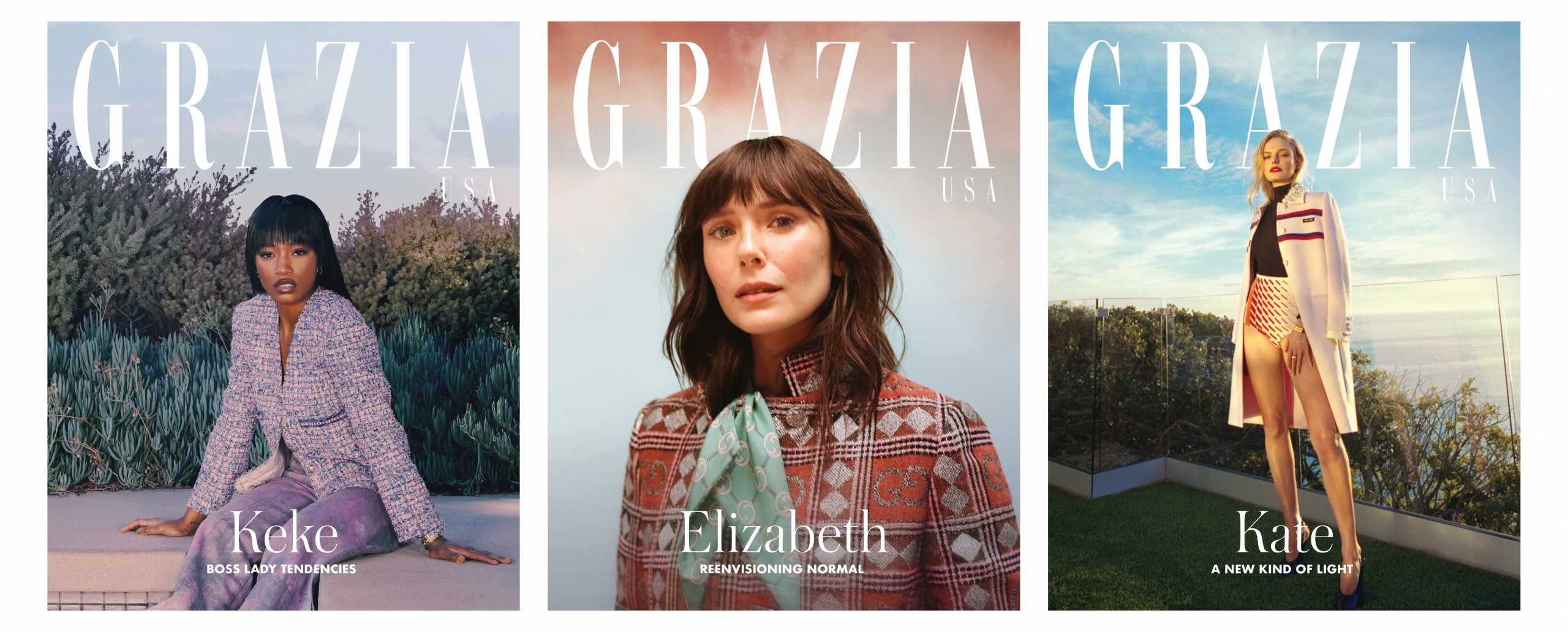 Grazia Usa, tre star per tre copertine