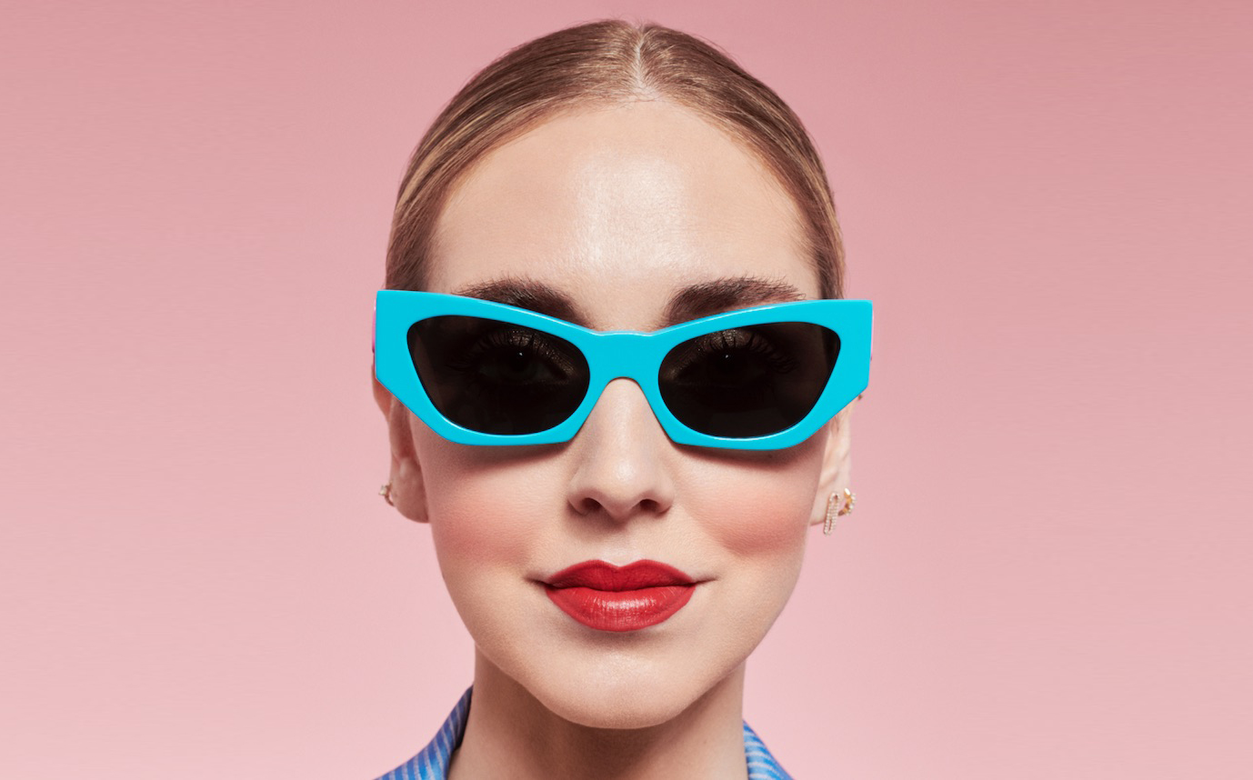 Ferragni, esordio nell’eyewear con Luxottica