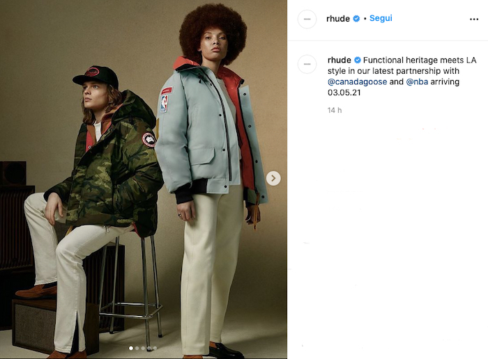 Canada Goose, accordo pluriennale con l’Nba